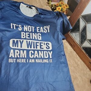 Men's Short Sleeve Tee - With Cute White Graphic